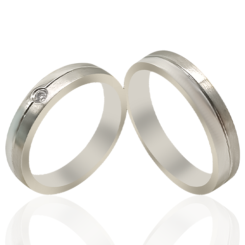 Fine Jewellery Engagement steel rings