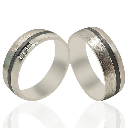 Two-Tone Wedding Bands - 51503