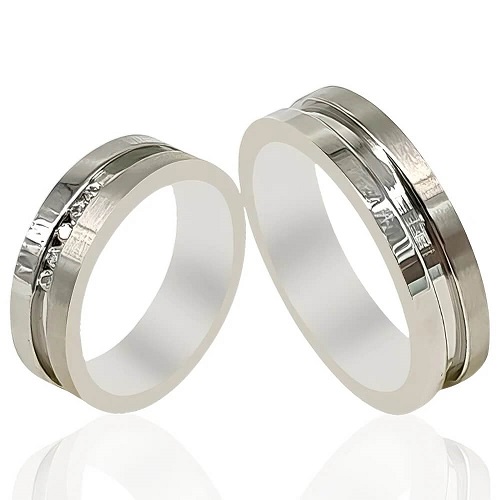 Polished Wedding Bands - 51521